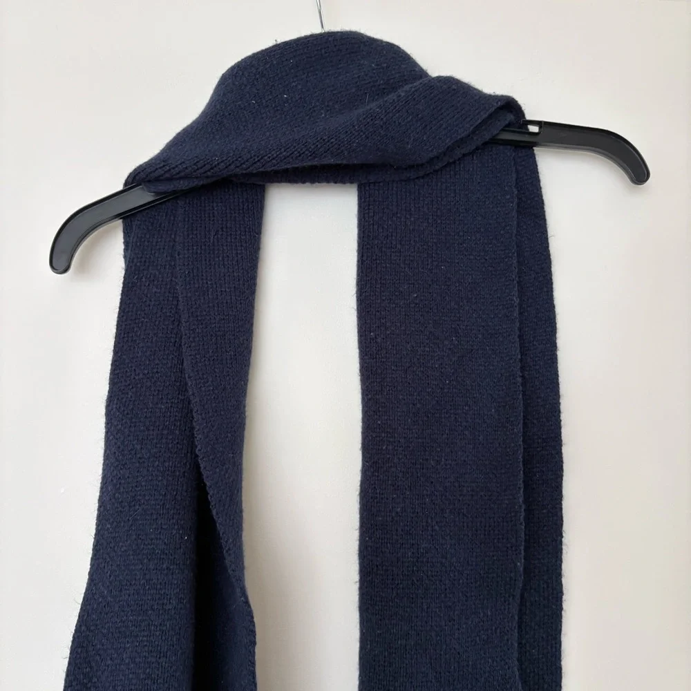 Old Navy Navy Scarf with Stripes